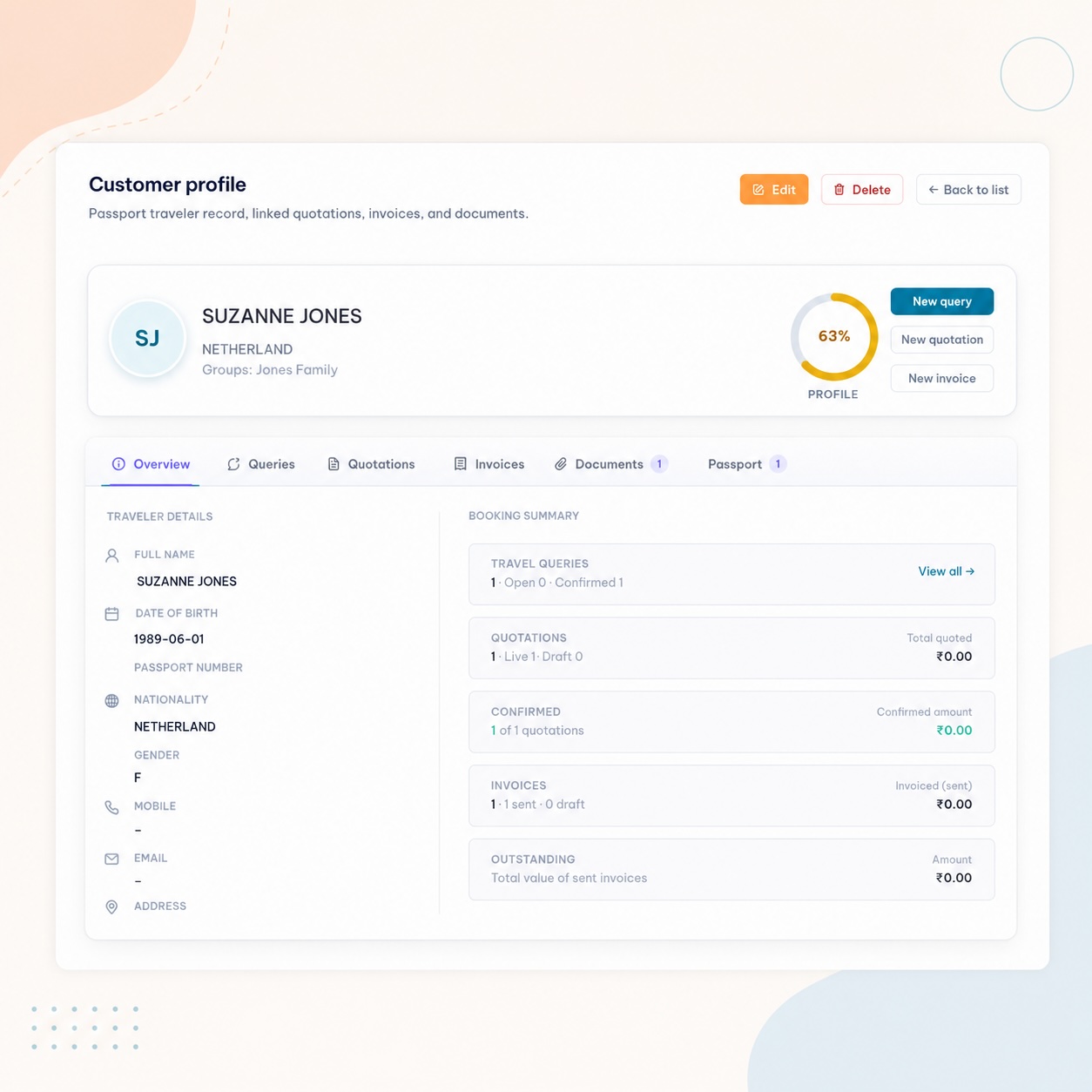 Customer Management