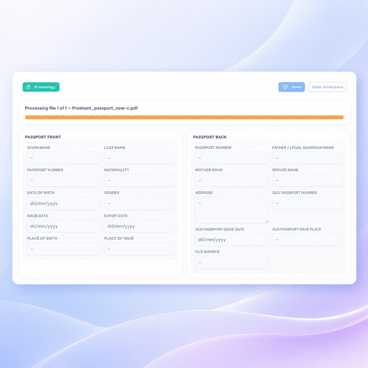 Passport Scanner