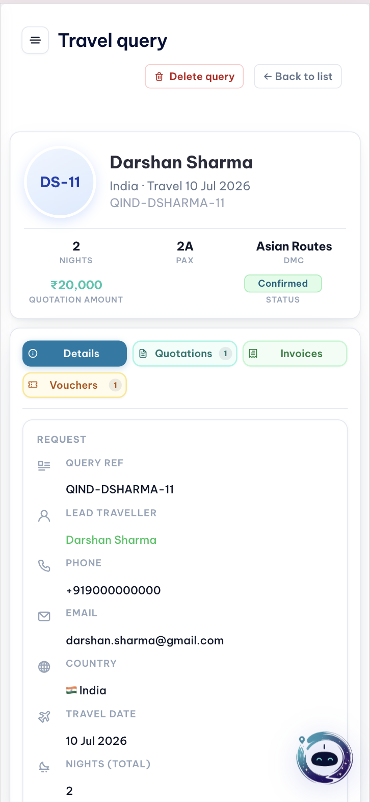 Query & DMC Management