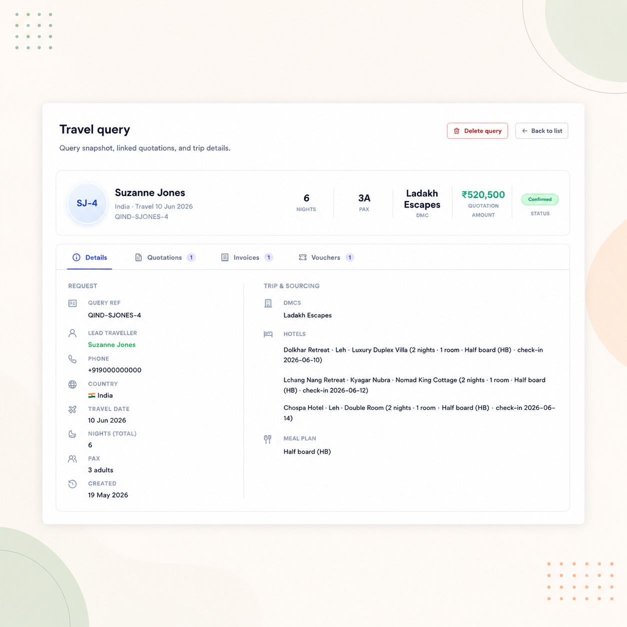 Query & DMC Management
